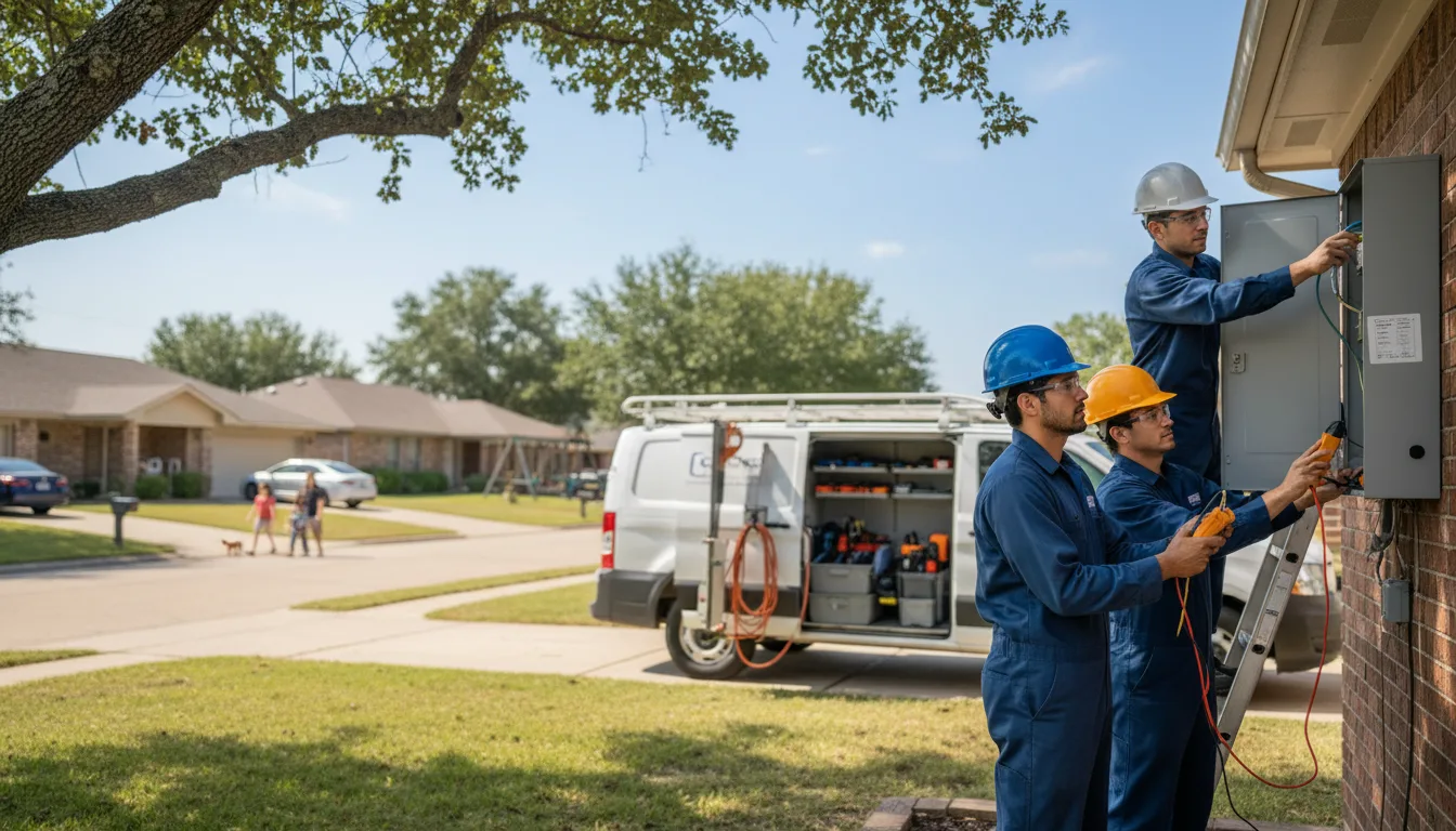 Certified electrician providing emergency electrical services in Kincaid, IL